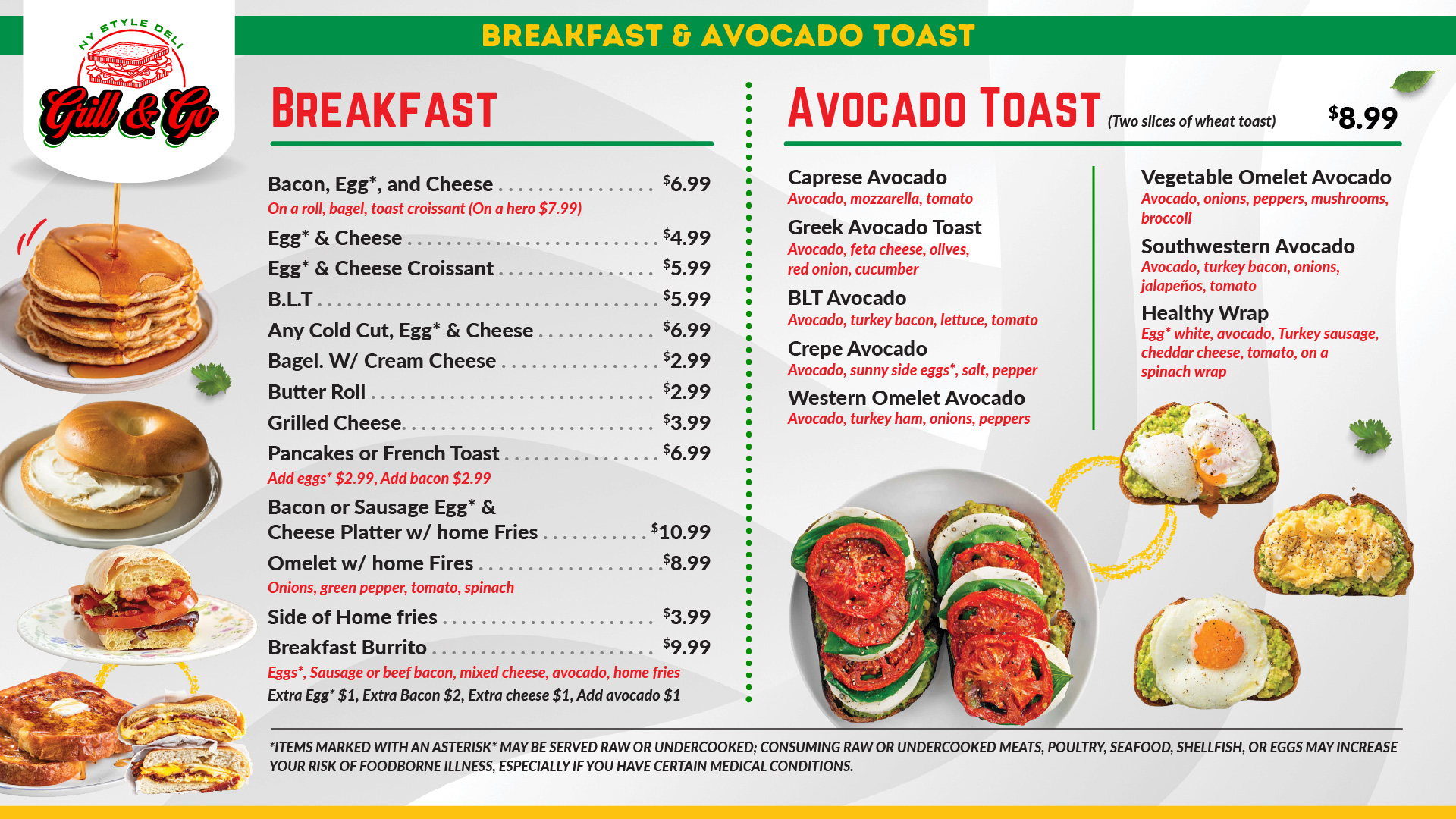 Breakfast & Avocado Toast