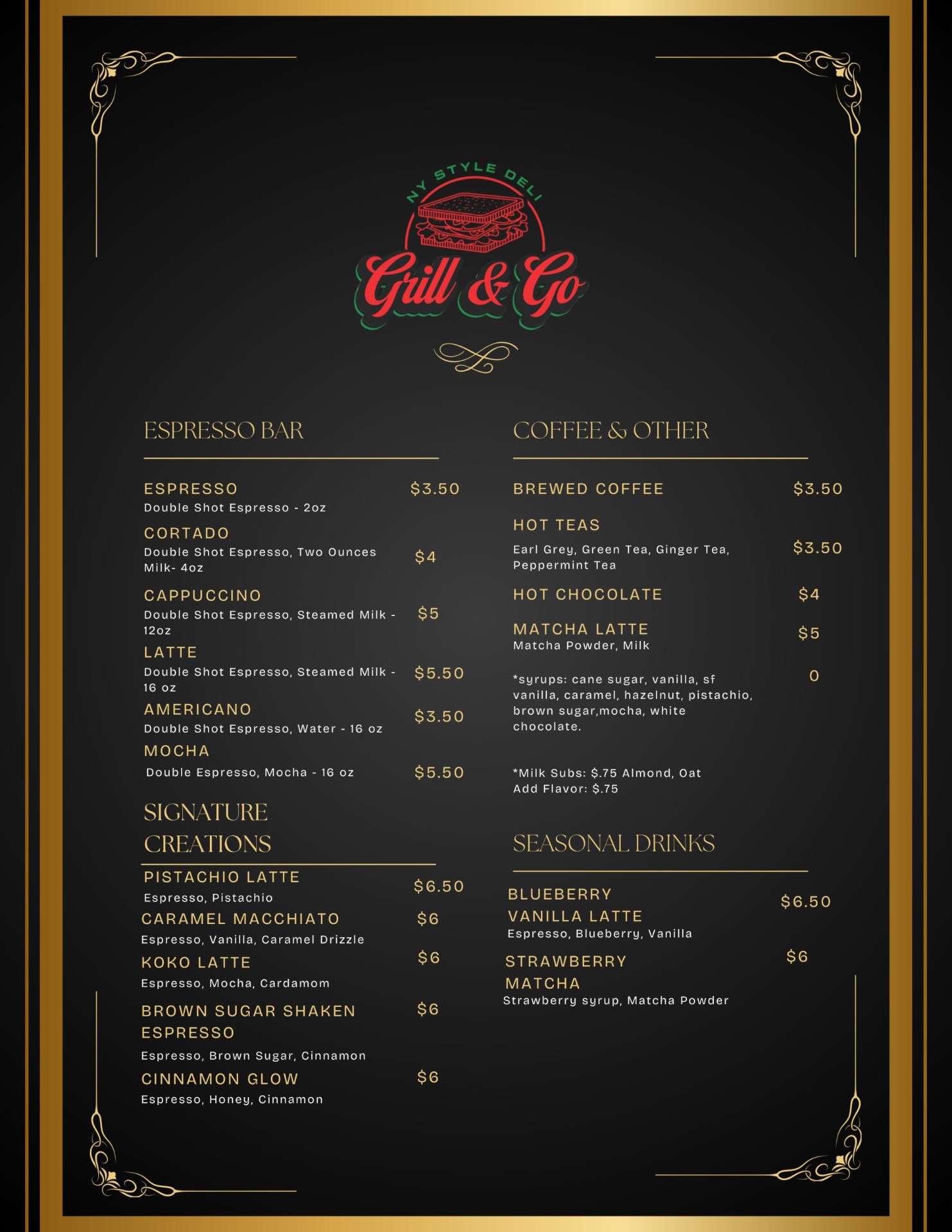 Coffee & Espresso Bar